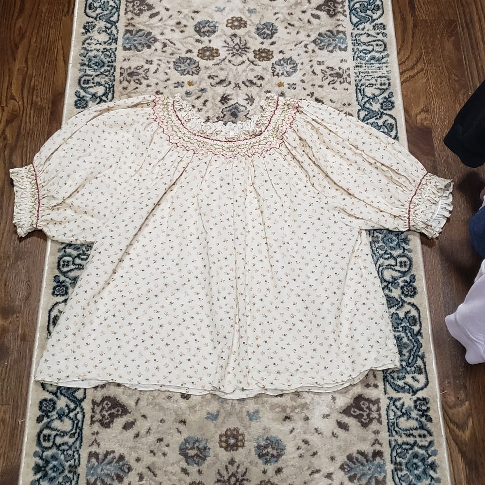 Doen ANNALISE TOP -- CREAM PARC MONCEAU, Medium